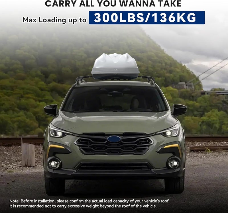 FLYCLE 300Lbs Lockable Roof Rack Crossbars Compatible with 2024 2025 2026 Subaru Crosstrek(Not for Wilderness), Heavy Duty Aluminum Cross Bar Fit Luggage Luggage Kayaks Bicycles Snowboard - Image 3